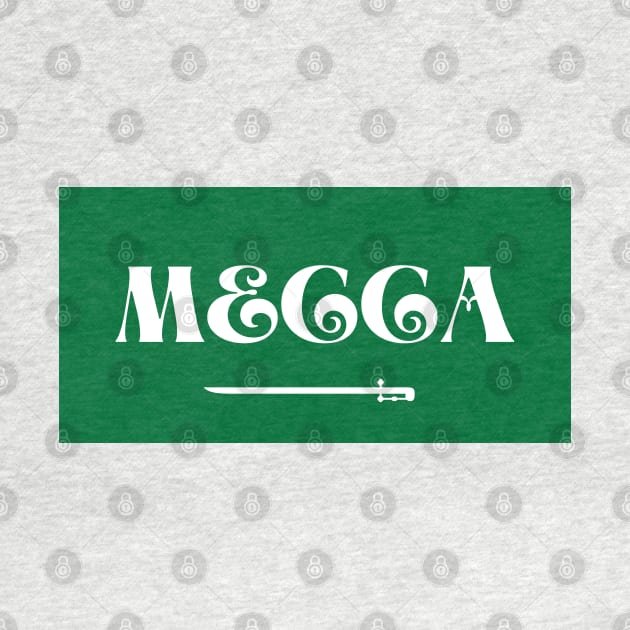 Mecca City in Saudi Arabian Flag by aybe7elf